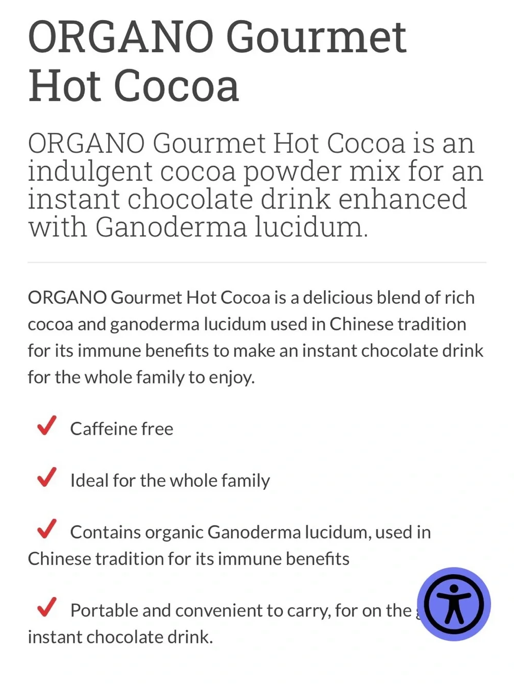 Organo ganoderma gourmet